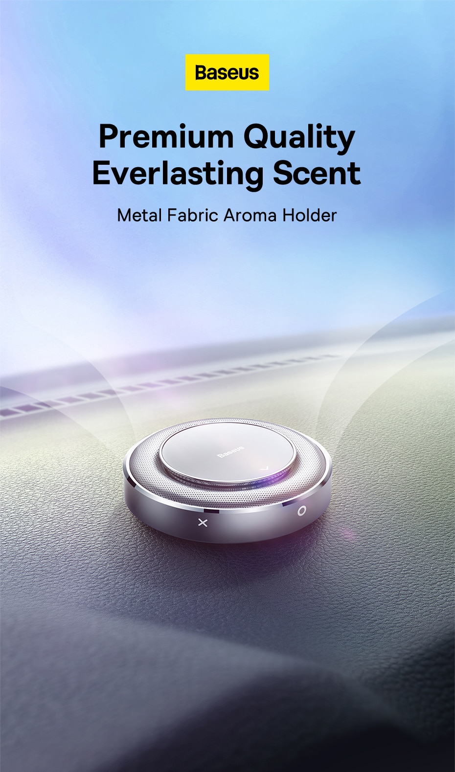 Baseus Car Air Freshener Perfume Refresher Fragrance Adjustable Aroma Diffuser