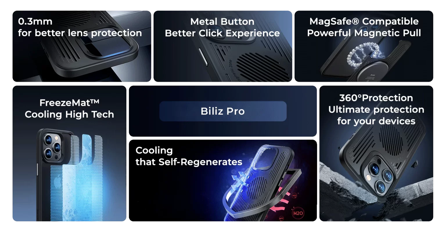 Benks Magclap™ Biliz Cooling Case For Iphone 14 Pro Max