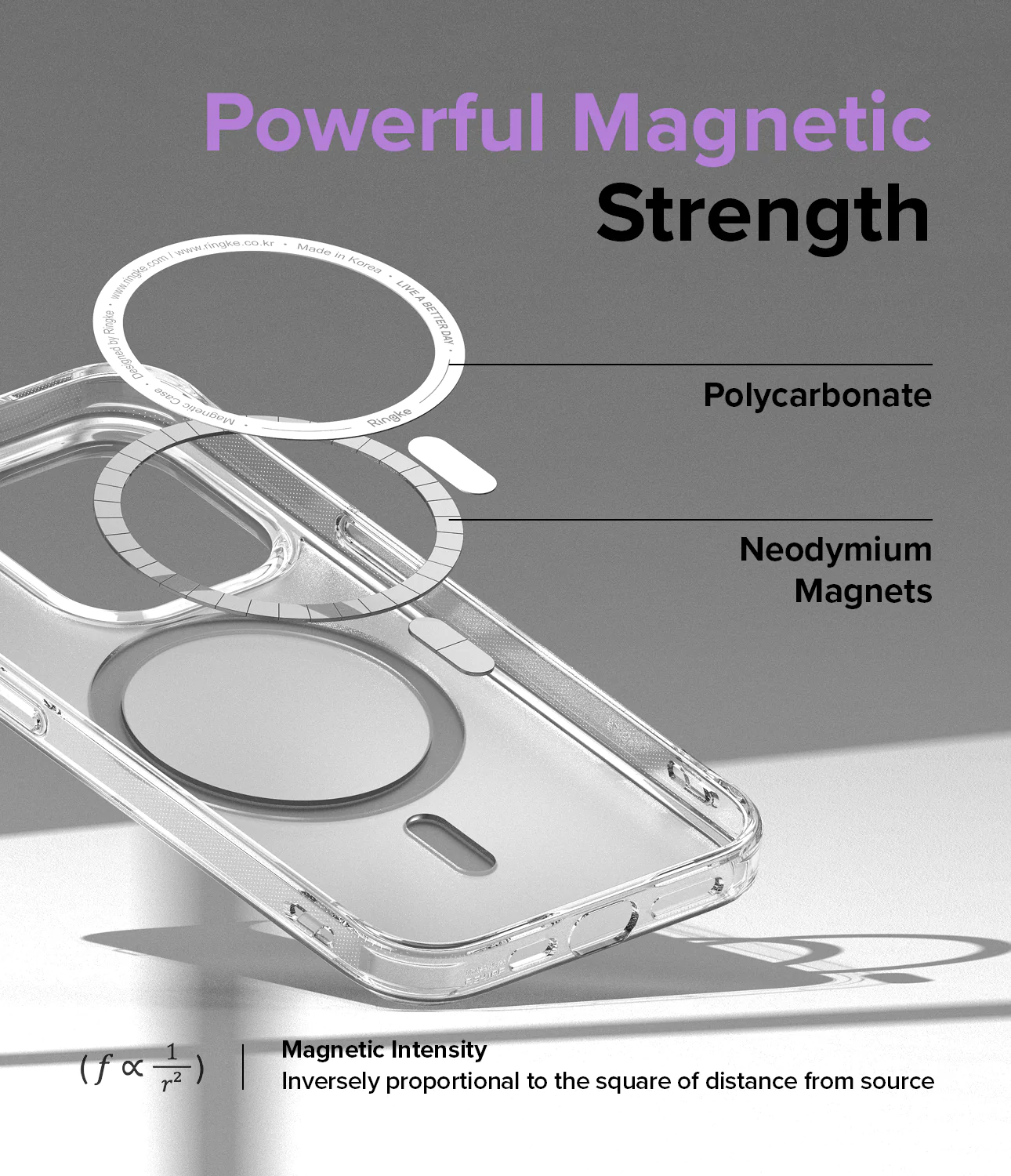 Ringke Fusion Magnetic Matte Clear Shockproof Case for iPhone 14 Pro / 14 Pro Max