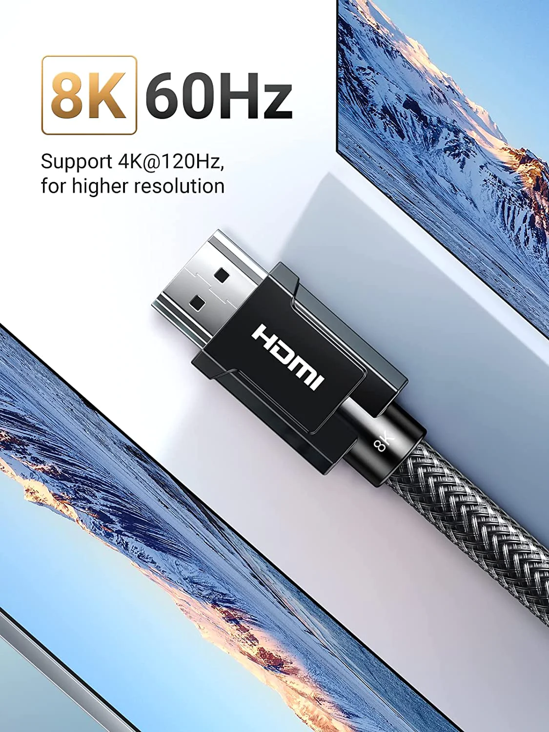 Ugreen HDMI to HDMI 8K 60Hz 2.1 Cable -2m