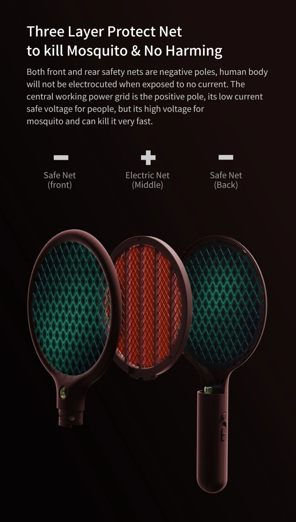 Xiaomi Sothing Mini Electric Mosquito Swatter