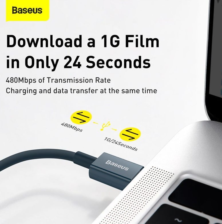 Baseus Superior Series 20W Fast Charging Data Cable Type-C to iP (25CM)