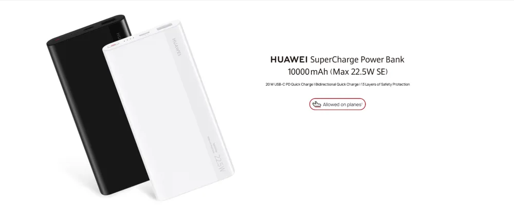 HUAWEI SuperCharge 10000 mAh Power Bank (Max 22.5W SE)