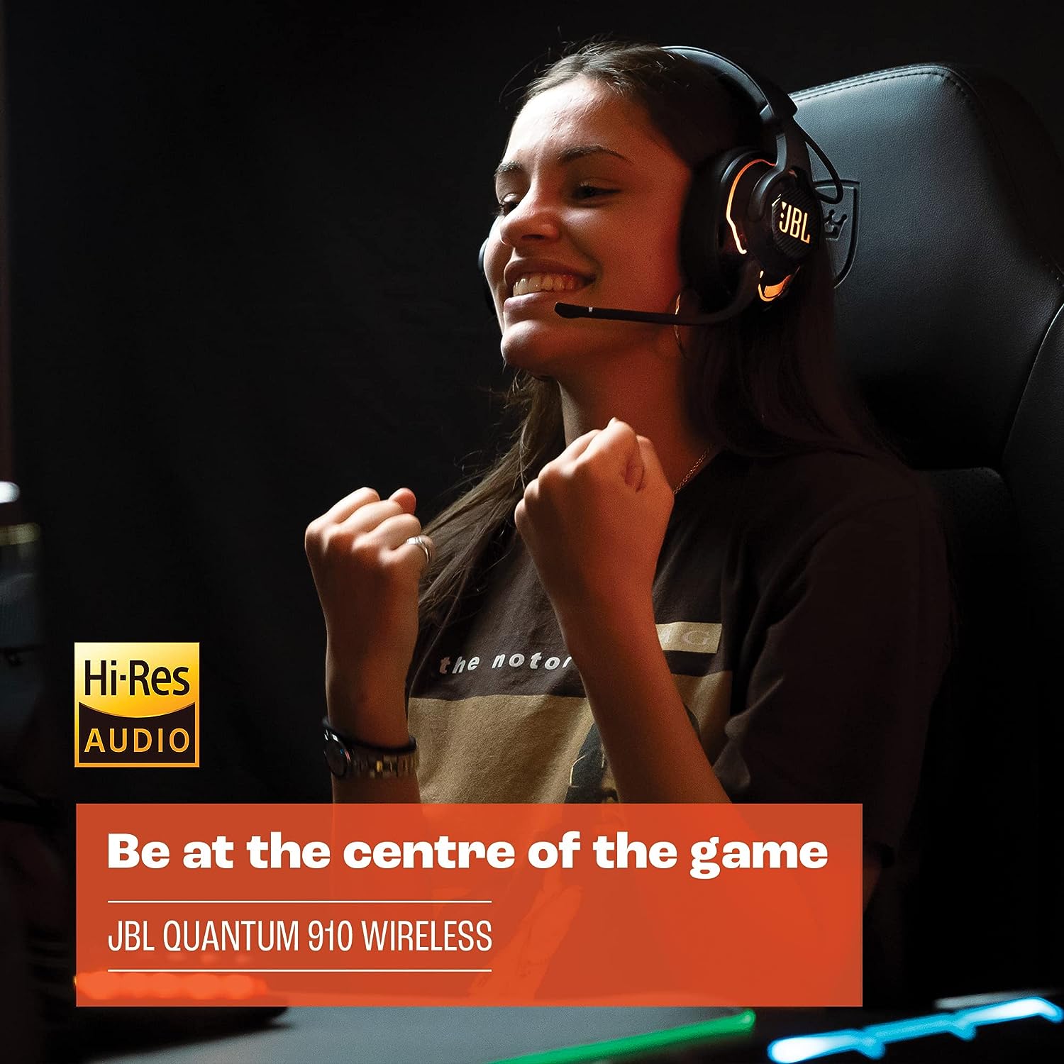 JBL Quantum 910 Wireless Noise-Cancelling Over-Ear Gaming Headphones