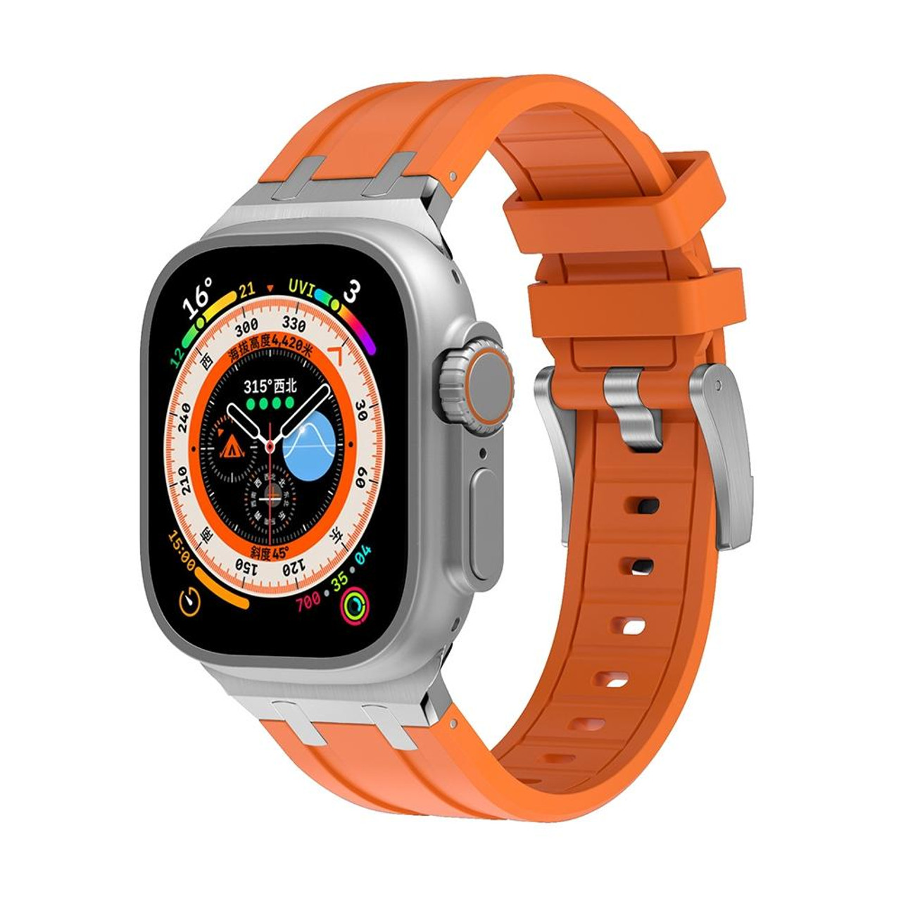 Soft Silicone Strap for iWatch 44 / 45 / 49mm