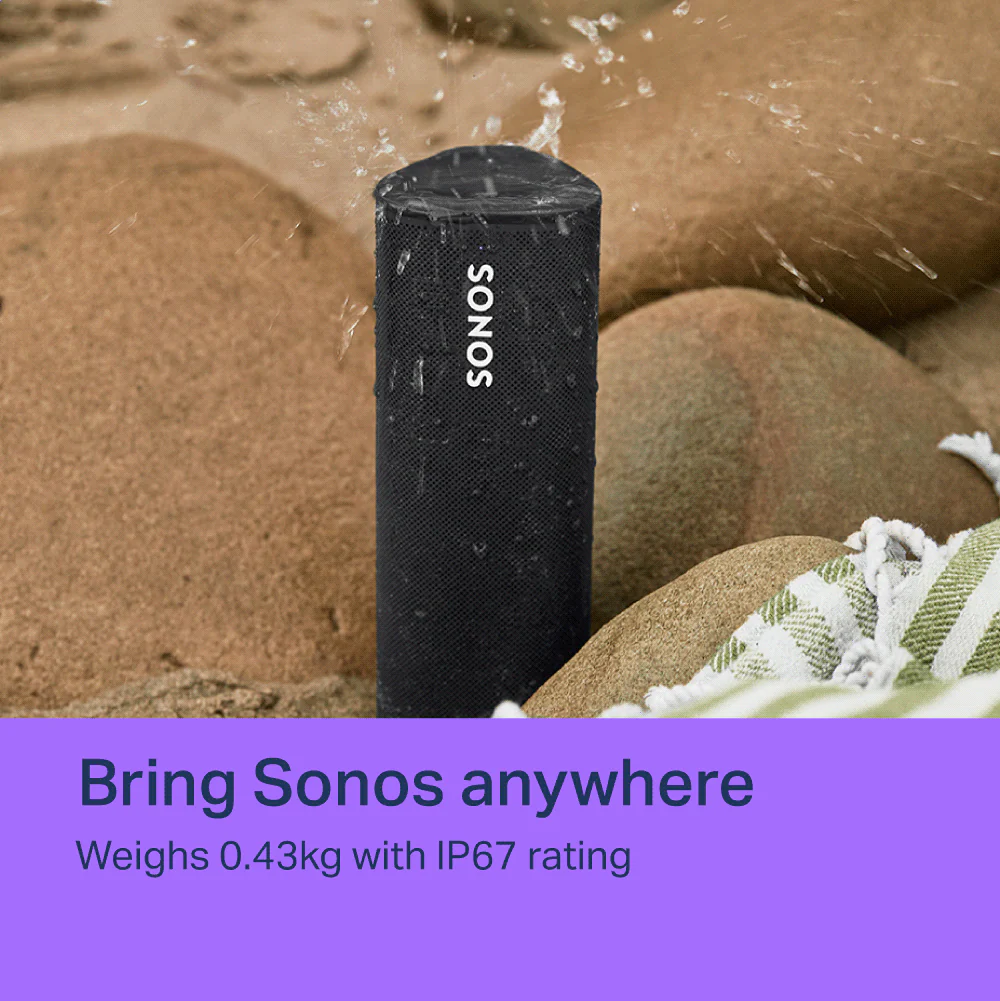 Sonos Roam Wireless Portable Smart Speaker