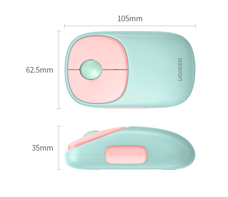 Ugreen Rechargable Dual Mode Wireless Mouse 4000Dpi Mu102(90538)