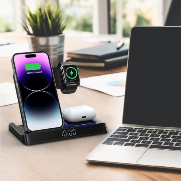 WiWU Wi-W006 5 in 1 15W Wireless Charger