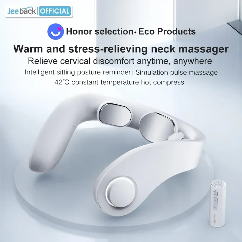 Jeeback G5 Electric Neck Massager Cervical Massager Pulse Vibration Heating