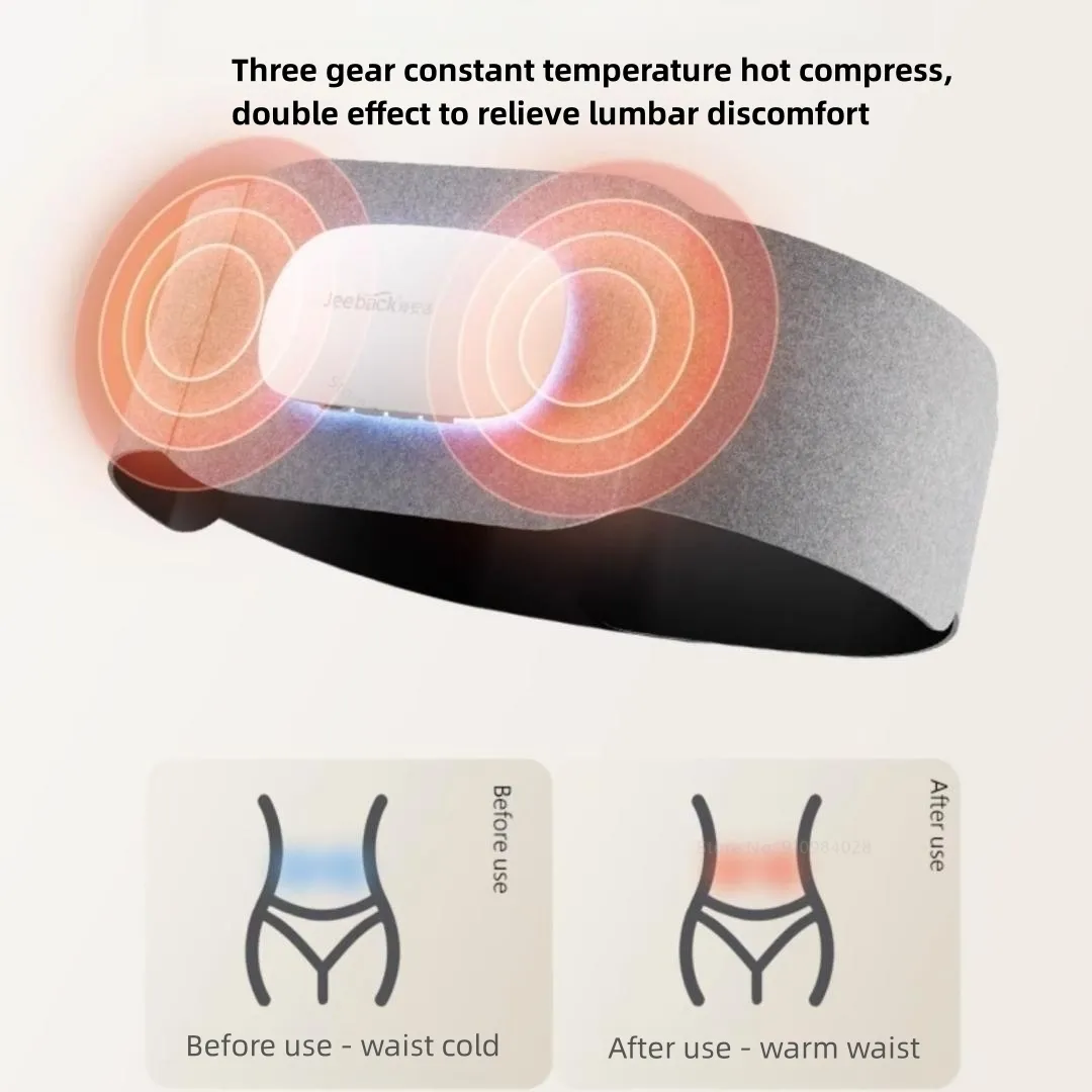 Jeeback G9 Smart Waist Massager Heat Pulse Massage Belt