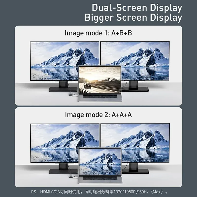 Baseus Metal Gleam Series 11-in-1 Multifunctional Type-C Hub Docking Station