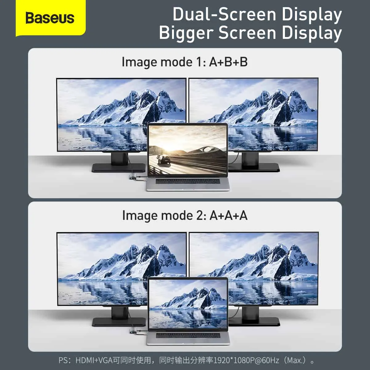 Baseus Metal Gleam Series 9-in-1 Multifunctional Type-C Hub Docking Station