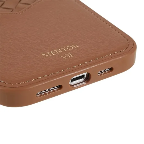 Mentor VII Tisse Series Premium Leather Case for iPhone 15 Pro / iPhone 15 Pro Max