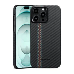 PITAKA MagEZ Case 4 for iPhone 15 Pro / 15 Pro Max -600D Rhapsody Cover & Protector
