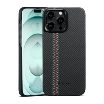 PITAKA MagEZ Case 4 for iPhone 15 Pro / 15 Pro Max -600D Rhapsody