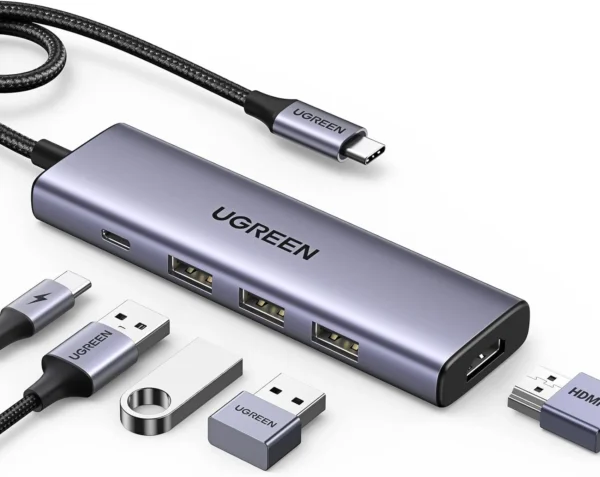 UGREEN 5-in-1 100W USB-C Hub 4K 30Hz