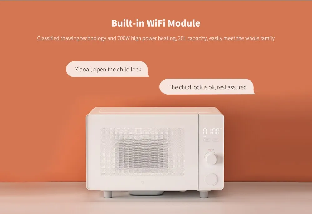 Xiaomi Mijia Smart Microwave Oven 20L 700W