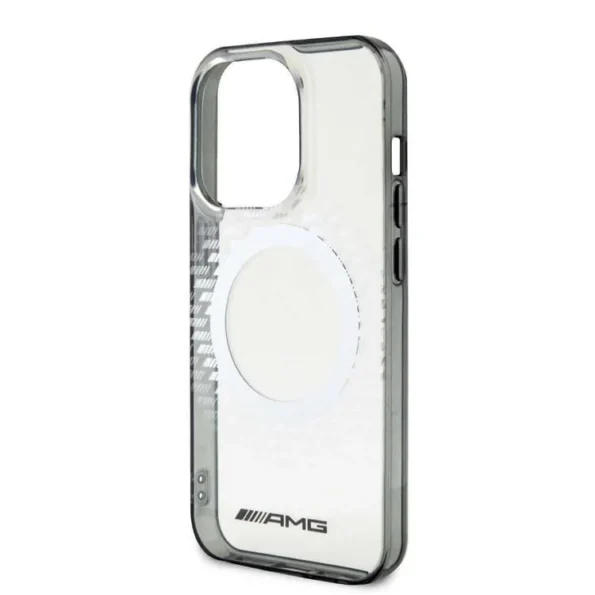 AMG Rhombuses Pattern Magsafe Transparent Case for iPhone 15 Pro / 15 Pro Max