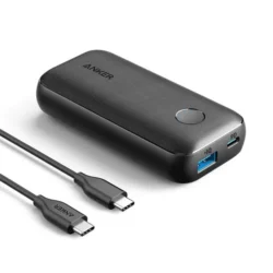Anker A1246 PowerCore 10000 Redux Power Bank with USB-C to USB-C Cable (18W) Charging Essential