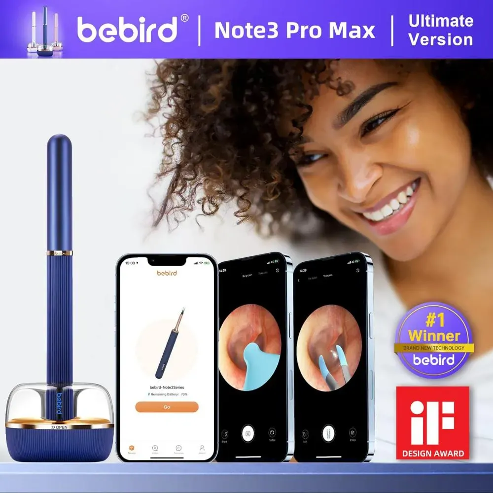 BEBIRD Note3 Pro Max 10 Megapixel HD All-in-1 Ear Wax Removal with Camera