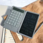 Multifunctional Flip Design Calculator with 6.5-inch Writing Tablet Touch Pen Rechargeable flash Calculator | Stapler