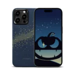 PITAKA StarPeak MagEZ Case 4 for iPhone 15 Pro / 15 Pro Max -1500D(Milk Way Galaxy) flash Cover & Protector