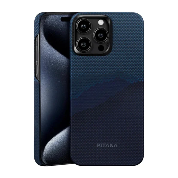 PITAKA StarPeak MagEZ Case 4 for iPhone 15 Pro / 15 Pro Max -1500D