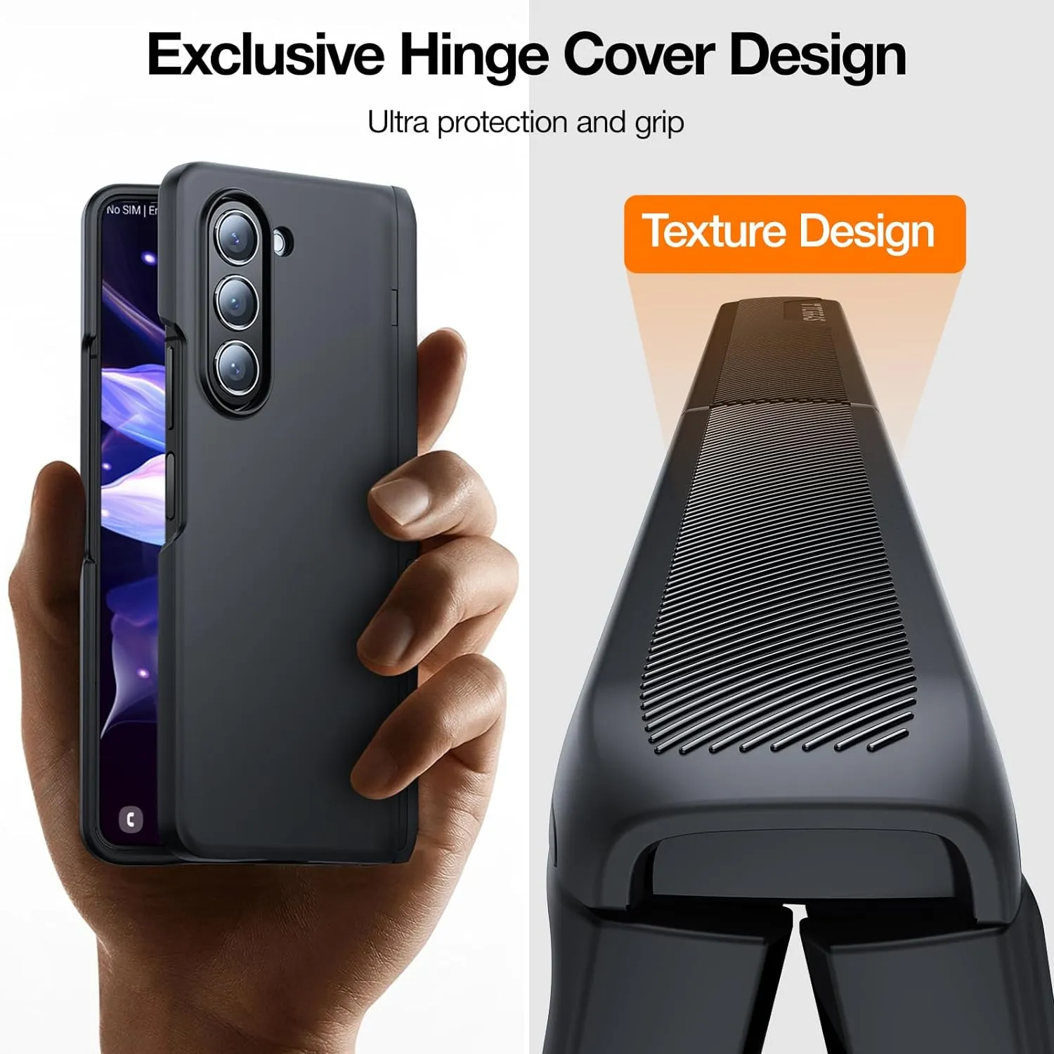 Torras Armor Stand Case For Galaxy Z Fold 5