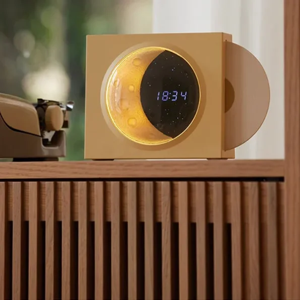 X09 Half Moon Clock Bluetooth Speaker