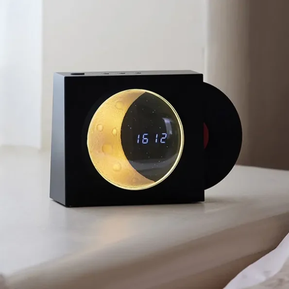 X09 Half Moon Clock Bluetooth Speaker