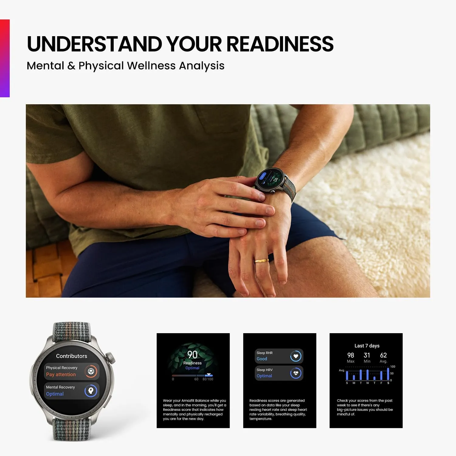 Amazfit Balance Smart Watch AI Fitness Coach