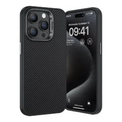 BENKS MagClap ArmorPro Case Built with Kevlar® 600D for iPhone 15 Pro / 15 Pro Max Cover & Protector