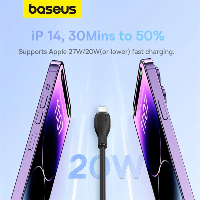 Baseus Type-C to Lightning 20W Pudding Series Fast Charging Cable 1.2m