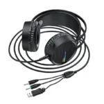 HOCO W100 Portable Wired Gaming Headphone Over-ear Headset with Mic