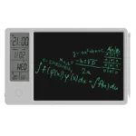 LCD Writing Tablet Electronic Desktop Calendar Clock Board 10 Inch with Week / Date / Year / Humidity / Temperature Display Function