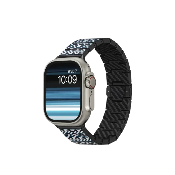 Pitaka Dreamland Chroma Carbon Watch Band for iWatch 49 / 45 / 44mm -Mosaic