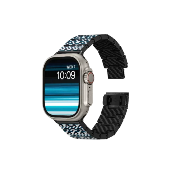 Pitaka Dreamland Chroma Carbon Watch Band for iWatch 49 / 45 / 44mm -Mosaic