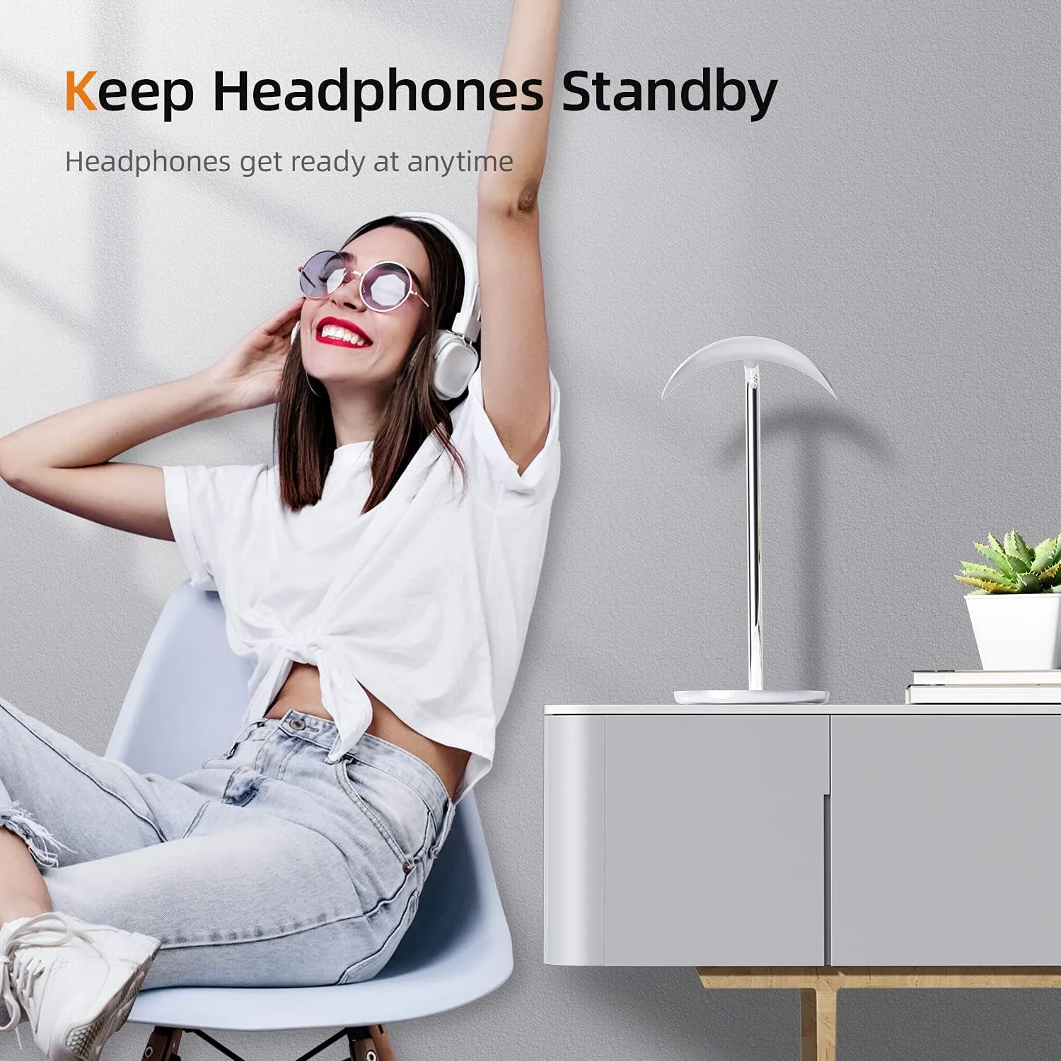 Benks L40 Stainless Steel Desktop Headphone Stand