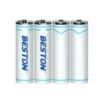 Beston 4PCS 1.5V AA Lithium Rechargeable Battery 2200mAh (Type-C Port)