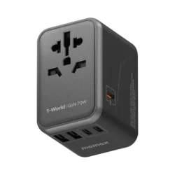 Momax 1-World 70W GaN 5 Ports Universal Travel Charger (UA8A)