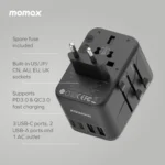 Momax 1-World 70W GaN 5 Ports Universal Travel Charger (UA8A)