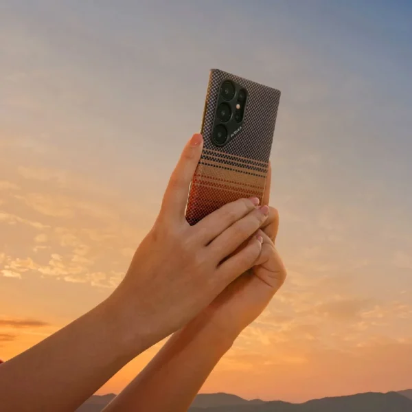 PITAKA MagEZ Case 4 for Samsung Galaxy S24 Ultra -Sunset
