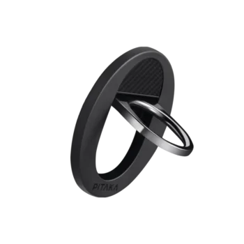 Pitaka MagEZ Grip 2 Built In NFC Strong Magnetic Attraction Ring Holder -600D Black/Grey Twill