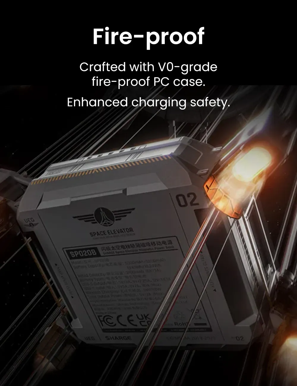 Sharge Space Elevator 5200mAh 20W MagSafe Qi Fast Charging Power Bank