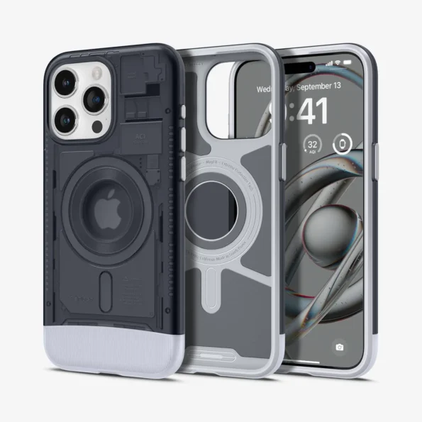 Spigen Classic C1 MagFit Military-Grade Protection Case for iPhone 15 Pro Max