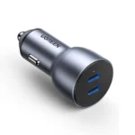 UGREEN 50W Car Charger Adapter Fast Charging Dual USB-C Car Charger Adapter