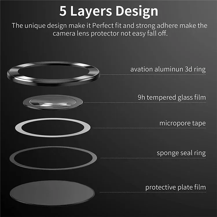 X-LEVEL HD Anti-Scratch Camera Lens Protector for Galaxy S24 Ultra