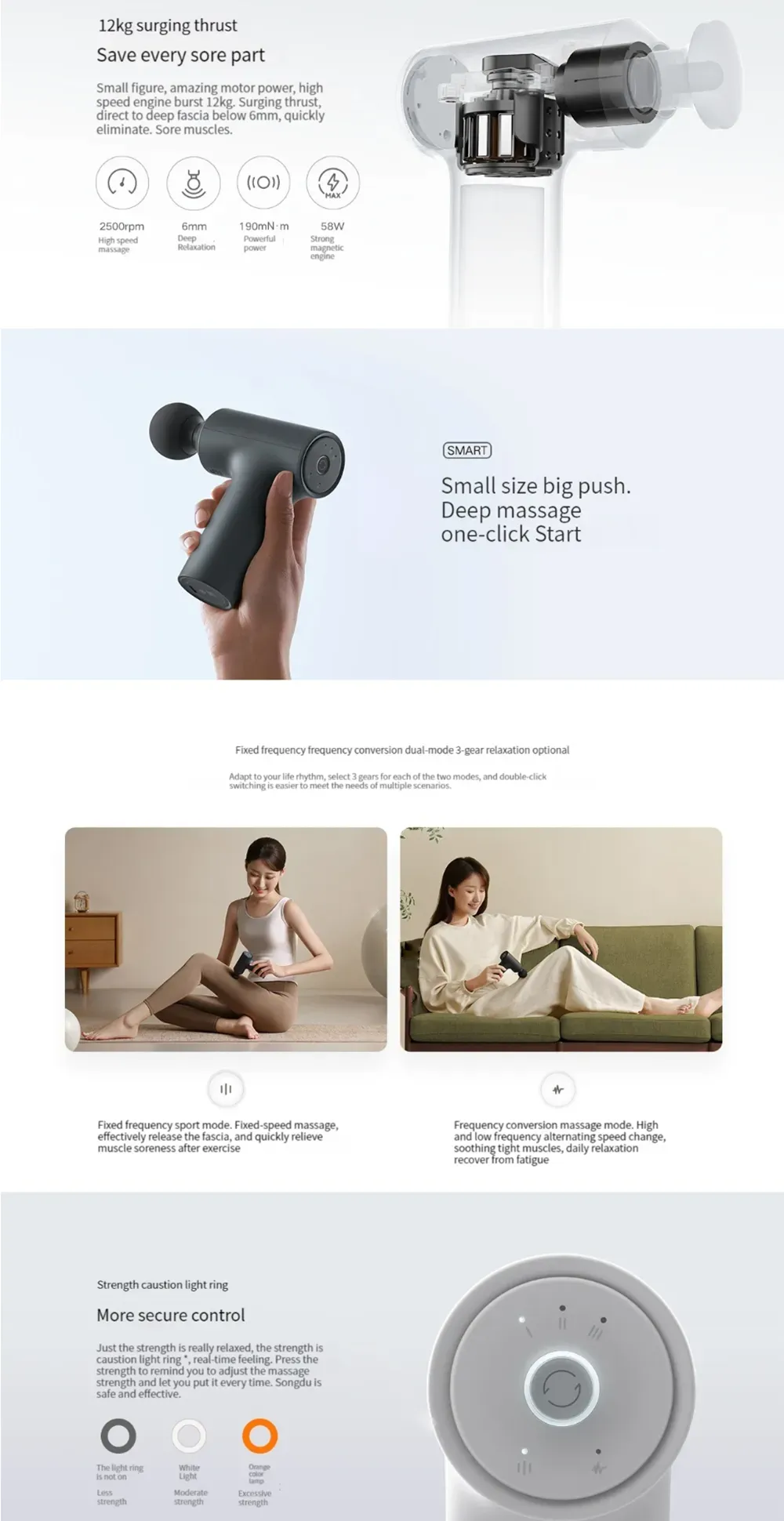 Xiaomi Mijia Mini Fascia Gun 2C Electric Massager