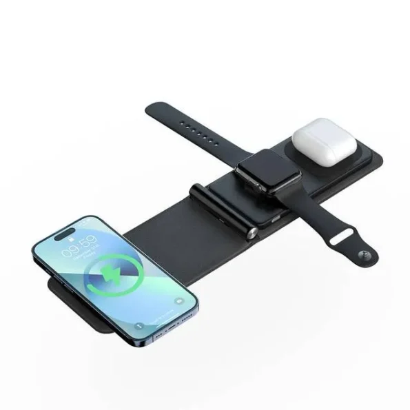 Levelo Arch Trio MagSafe Wireless Qi Compact Charging Stand