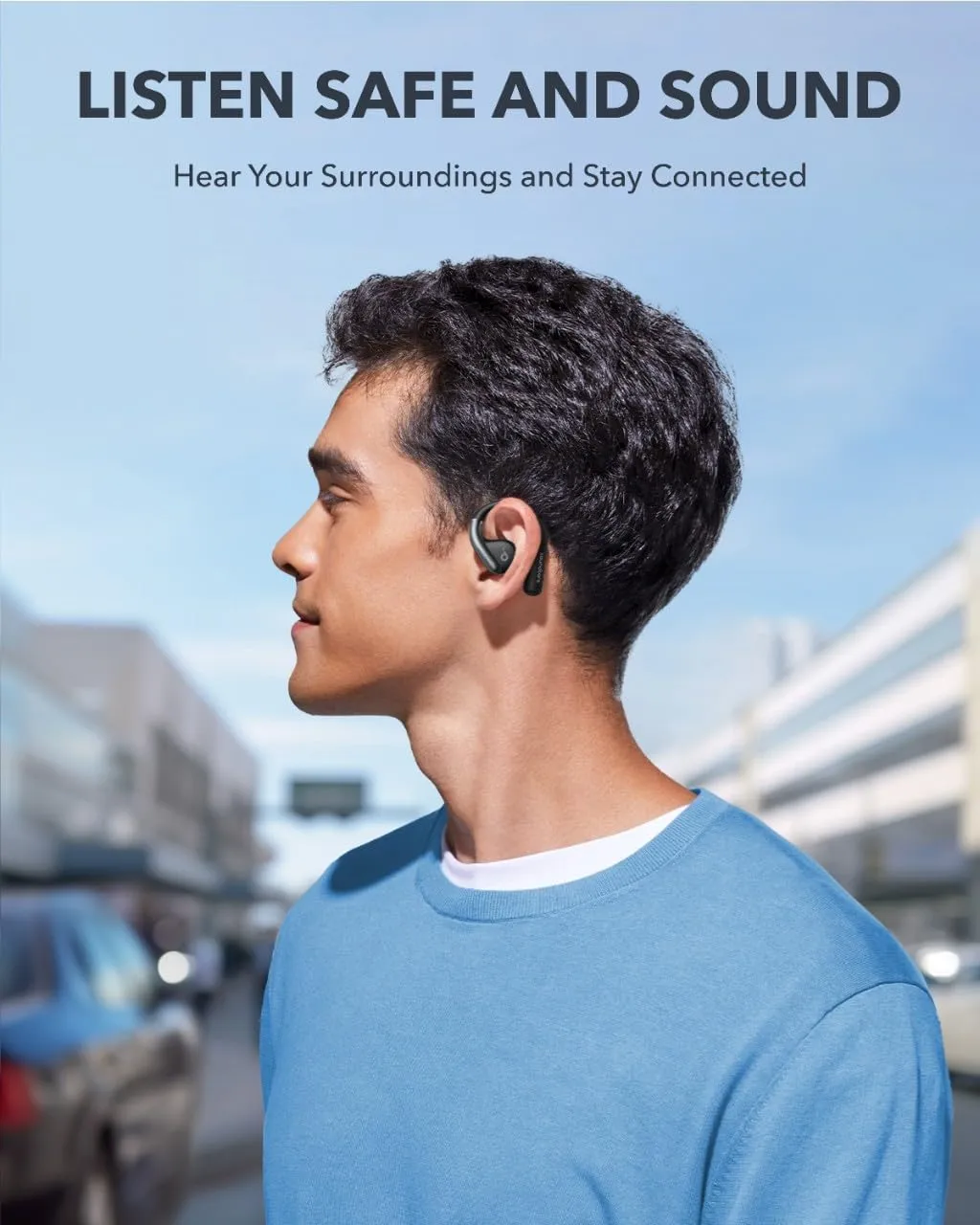 Soundcore AeroFit Open-Ear True Wireless Bluetooth Earbuds